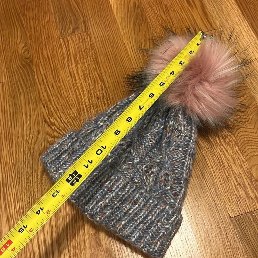 New Free People Confetti Cable Pom Beanie